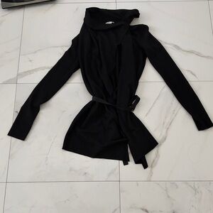 Helmut Lang Black Women's Cardigan